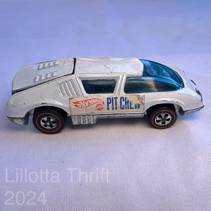 Vintage Hot Wheels Redline 1971 Crew Car "Pit Crew" White Made In Hong Kong
